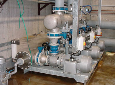 pump for cooling tower system