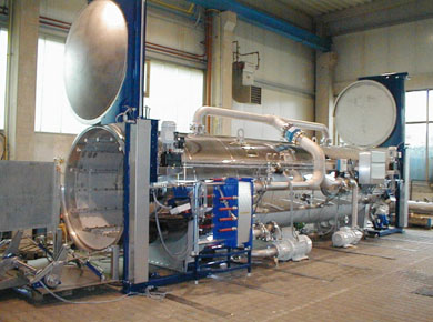 pump for conveying cold and hot water