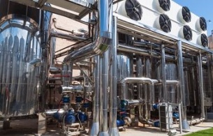 冷冻仓库中的制冷装置